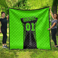 Personalized Skeleton Racing Quilt Cool Bone Motorcycle Motocross Off-Road Riders Racewear - Wonder Print Shop