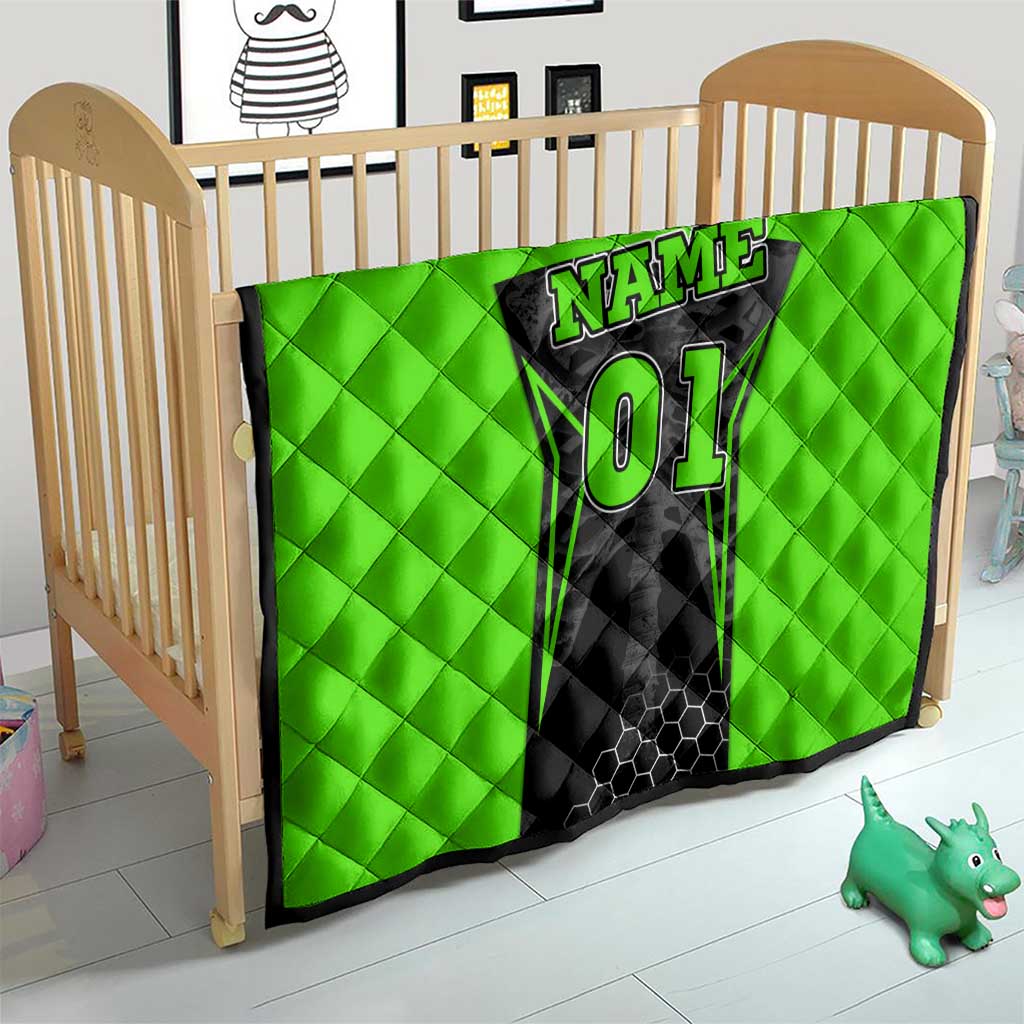 Personalized Skeleton Racing Quilt Cool Bone Motorcycle Motocross Off-Road Riders Racewear - Wonder Print Shop