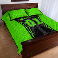 Personalized Skeleton Racing Quilt Bed Set Cool Bone Motorcycle Motocross Off-Road Riders Racewear - Wonder Print Shop