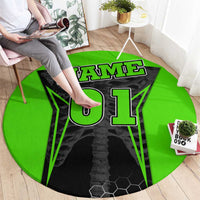 Personalized Skeleton Racing Round Carpet Cool Bone Motorcycle Motocross Off-Road Riders Racewear - Wonder Print Shop