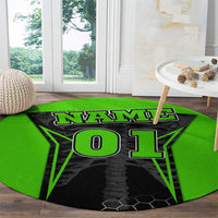 Personalized Skeleton Racing Round Carpet Cool Bone Motorcycle Motocross Off-Road Riders Racewear - Wonder Print Shop