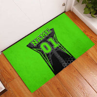 Personalized Skeleton Racing Rubber Doormat Cool Bone Motorcycle Motocross Off-Road Riders Racewear - Wonder Print Shop