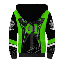 Personalized Skeleton Racing Sherpa Hoodie Cool Bone Motorcycle Motocross Off-Road Riders Racewear - Wonder Print Shop