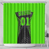 Personalized Skeleton Racing Shower Curtain Cool Bone Motorcycle Motocross Off-Road Riders Racewear - Wonder Print Shop