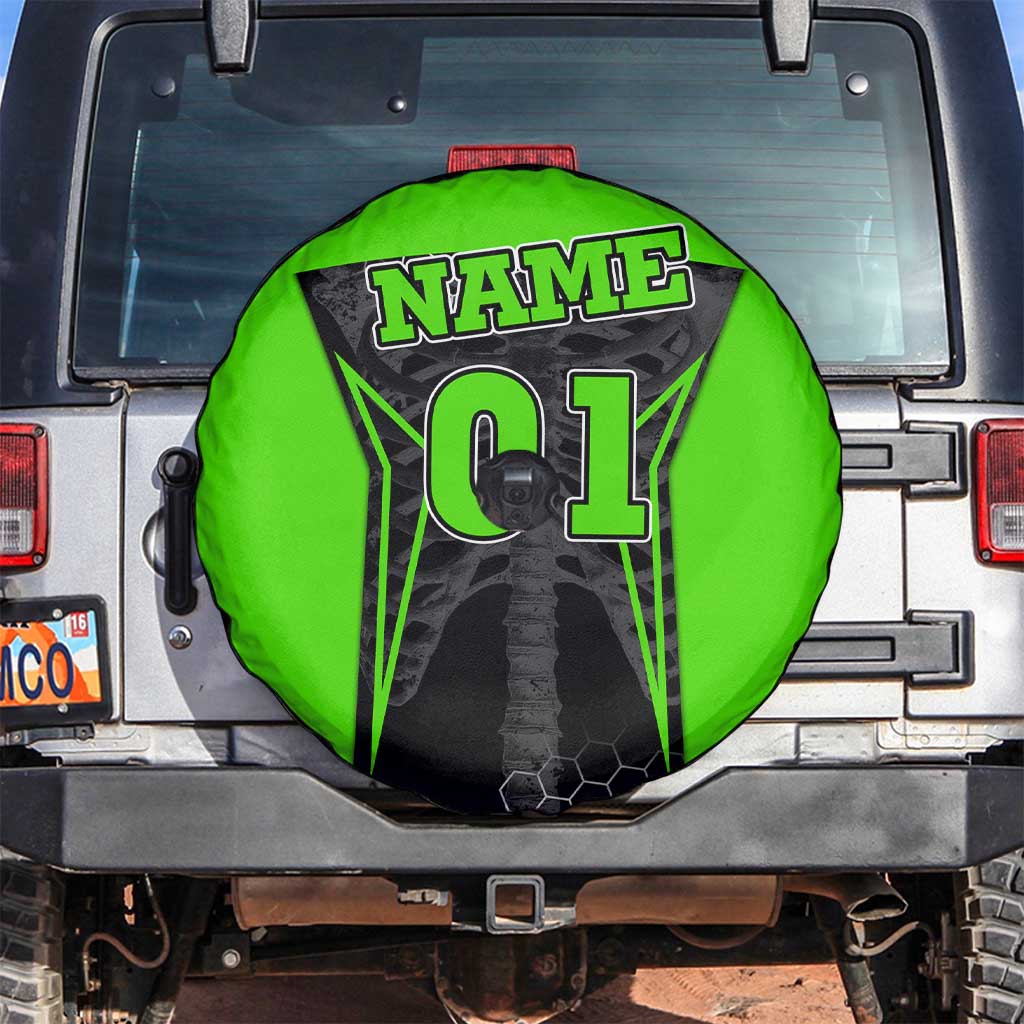 Personalized Skeleton Racing Spare Tire Cover Cool Bone Motorcycle Motocross Off-Road Riders Racewear - Wonder Print Shop