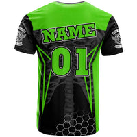 Personalized Skeleton Racing T Shirt Cool Bone Motorcycle Motocross Off-Road Riders Racewear - Wonder Print Shop