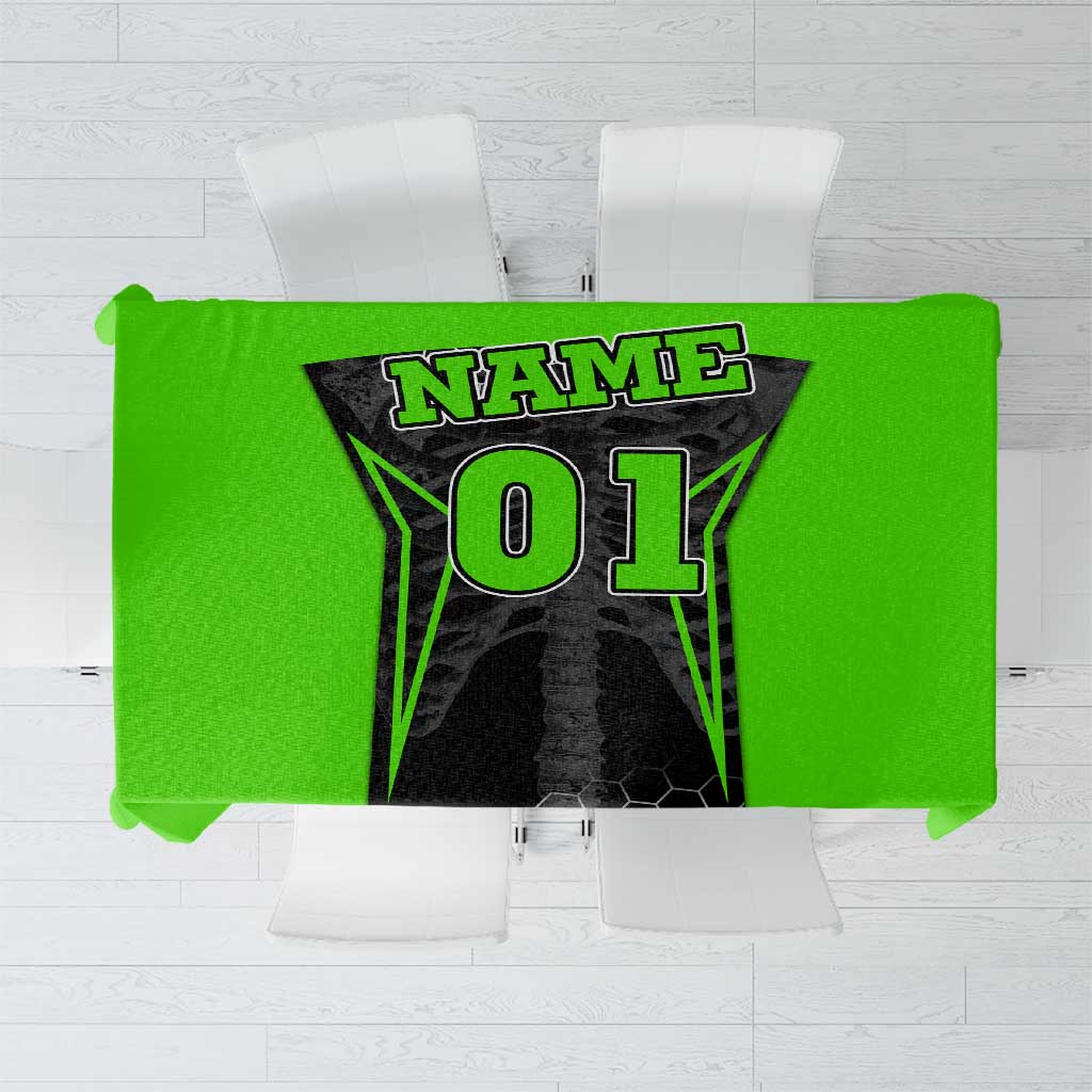 Personalized Skeleton Racing Tablecloth Cool Bone Motorcycle Motocross Off-Road Riders Racewear - Wonder Print Shop