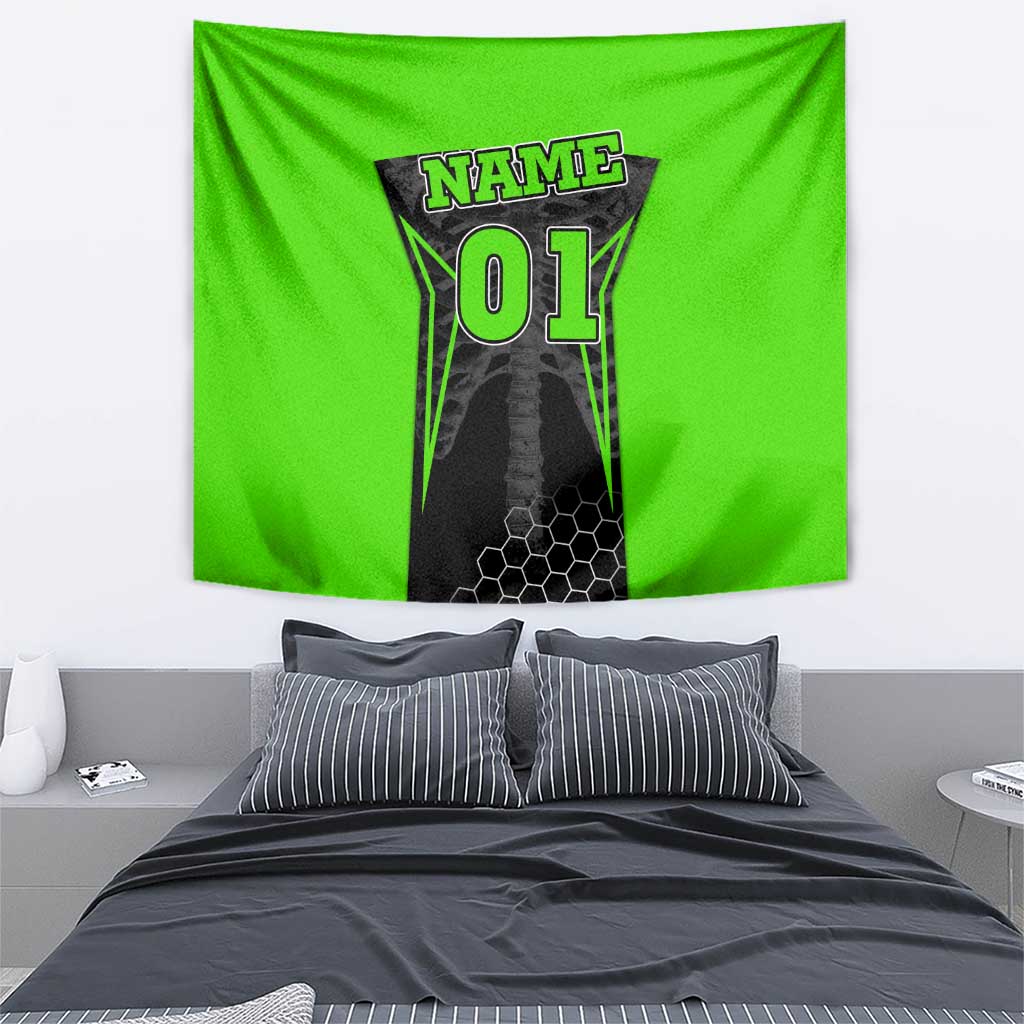 Personalized Skeleton Racing Tapestry Cool Bone Motorcycle Motocross Off-Road Riders Racewear - Wonder Print Shop