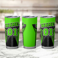 Personalized Skeleton Racing Tumbler Cup Cool Bone Motorcycle Motocross Off-Road Riders Racewear - Wonder Print Shop