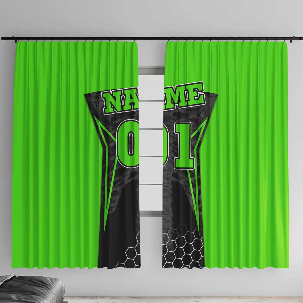 Personalized Skeleton Racing Window Curtain Cool Bone Motorcycle Motocross Off-Road Riders Racewear - Wonder Print Shop