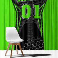 Personalized Skeleton Racing Window Curtain Cool Bone Motorcycle Motocross Off-Road Riders Racewear - Wonder Print Shop