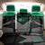 Personalized Bowling Heartbeat Team Back Car Seat Cover For Bowlers Green and Gray - Wonder Print Shop