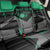 Personalized Bowling Heartbeat Team Back Car Seat Cover For Bowlers Green and Gray - Wonder Print Shop