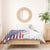 American Flag Bass Fishing Bedding Set Fishing Rod and Patriotic Red White and Blue Theme - Wonder Print Shop