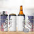 American Flag Bass Fishing 4 in 1 Can Cooler Tumbler Fishing Rod and Patriotic Red White and Blue Theme - Wonder Print Shop