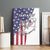 American Flag Bass Fishing Canvas Wall Art Fishing Rod and Patriotic Red White and Blue Theme - Wonder Print Shop