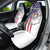 American Flag Bass Fishing Car Seat Cover Fishing Rod and Patriotic Red White and Blue Theme - Wonder Print Shop