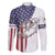 American Flag Bass Fishing Family Matching Short Sleeve Bodycon Dress and Hawaiian Shirt Fishing Rod and Patriotic Red White and Blue Theme - Wonder Print Shop