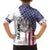 American Flag Bass Fishing Family Matching Summer Maxi Dress and Hawaiian Shirt Fishing Rod and Patriotic Red White and Blue Theme - Wonder Print Shop