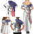 American Flag Bass Fishing Family Matching Summer Maxi Dress and Hawaiian Shirt Fishing Rod and Patriotic Red White and Blue Theme - Wonder Print Shop