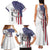 American Flag Bass Fishing Family Matching Tank Maxi Dress and Hawaiian Shirt Fishing Rod and Patriotic Red White and Blue Theme - Wonder Print Shop