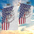 American Flag Bass Fishing Garden Flag Fishing Rod and Patriotic Red White and Blue Theme - Wonder Print Shop