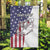 American Flag Bass Fishing Garden Flag Fishing Rod and Patriotic Red White and Blue Theme - Wonder Print Shop