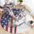 American Flag Bass Fishing Round Carpet Fishing Rod and Patriotic Red White and Blue Theme - Wonder Print Shop