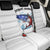 American Flag Tuna Fish Back Car Seat Cover Custom Splashing Water on White and Black Contrast - Wonder Print Shop