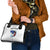 American Flag Tuna Fish Shoulder Handbag Custom Splashing Water on White and Black Contrast - Wonder Print Shop