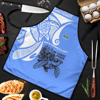 North Caribbean Coast Nicaragua Apron with Tribal Turtle Design and Floral Coast Pride - Wonder Print Shop