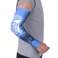 North Caribbean Coast Nicaragua Arm Sleeves with Tribal Turtle Design and Floral Coast Pride - Wonder Print Shop