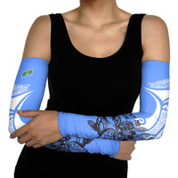 North Caribbean Coast Nicaragua Arm Sleeves with Tribal Turtle Design and Floral Coast Pride - Wonder Print Shop