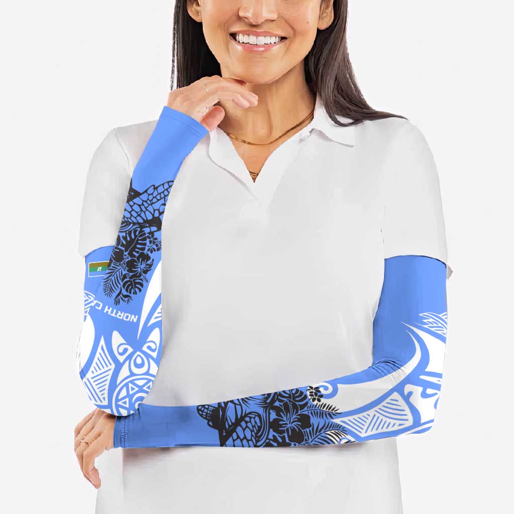 North Caribbean Coast Nicaragua Arm Sleeves with Tribal Turtle Design and Floral Coast Pride - Wonder Print Shop