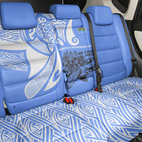 North Caribbean Coast Nicaragua Back Car Seat Cover with Tribal Turtle Design and Floral Coast Pride - Wonder Print Shop