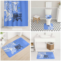 North Caribbean Coast Nicaragua Bathroom Set with Tribal Turtle Design and Floral Coast Pride - Wonder Print Shop