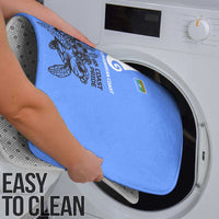 North Caribbean Coast Nicaragua Bathroom Set with Tribal Turtle Design and Floral Coast Pride - Wonder Print Shop