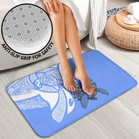 North Caribbean Coast Nicaragua Bathroom Set with Tribal Turtle Design and Floral Coast Pride - Wonder Print Shop