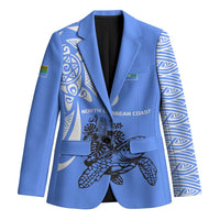North Caribbean Coast Nicaragua Blazer with Tribal Turtle Design and Floral Coast Pride - Wonder Print Shop