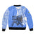 North Caribbean Coast Nicaragua Bomber Jacket with Tribal Turtle Design and Floral Coast Pride - Wonder Print Shop