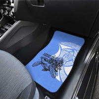 North Caribbean Coast Nicaragua Car Mats with Tribal Turtle Design and Floral Coast Pride - Wonder Print Shop