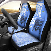 North Caribbean Coast Nicaragua Car Seat Cover with Tribal Turtle Design and Floral Coast Pride - Wonder Print Shop