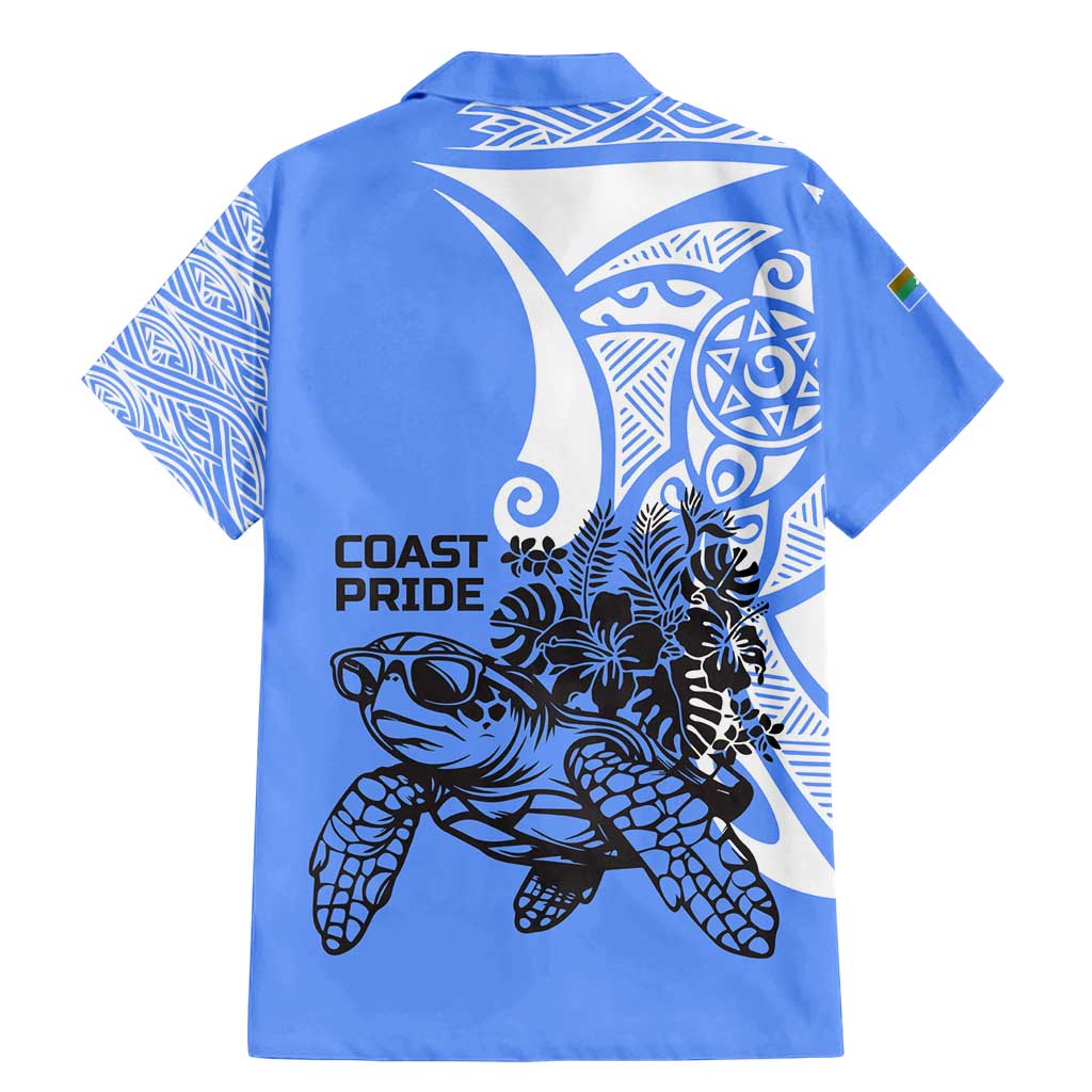 North Caribbean Coast Nicaragua Family Matching Mermaid Dress and Hawaiian Shirt with Tribal Turtle Design and Floral Coast Pride - Wonder Print Shop
