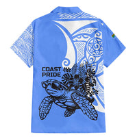 North Caribbean Coast Nicaragua Family Matching Mermaid Dress and Hawaiian Shirt with Tribal Turtle Design and Floral Coast Pride - Wonder Print Shop