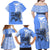 North Caribbean Coast Nicaragua Family Matching Off Shoulder Maxi Dress and Hawaiian Shirt with Tribal Turtle Design and Floral Coast Pride - Wonder Print Shop