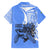 North Caribbean Coast Nicaragua Family Matching Puletasi and Hawaiian Shirt with Tribal Turtle Design and Floral Coast Pride - Wonder Print Shop