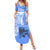 North Caribbean Coast Nicaragua Family Matching Summer Maxi Dress and Hawaiian Shirt with Tribal Turtle Design and Floral Coast Pride - Wonder Print Shop