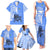 North Caribbean Coast Nicaragua Family Matching Tank Maxi Dress and Hawaiian Shirt with Tribal Turtle Design and Floral Coast Pride - Wonder Print Shop