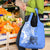 North Caribbean Coast Nicaragua Grocery Bag with Tribal Turtle Design and Floral Coast Pride - Wonder Print Shop