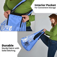 North Caribbean Coast Nicaragua Grocery Bag with Tribal Turtle Design and Floral Coast Pride - Wonder Print Shop